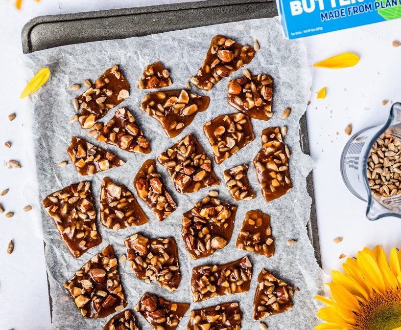 Nut and Sunflower Seed Brittle