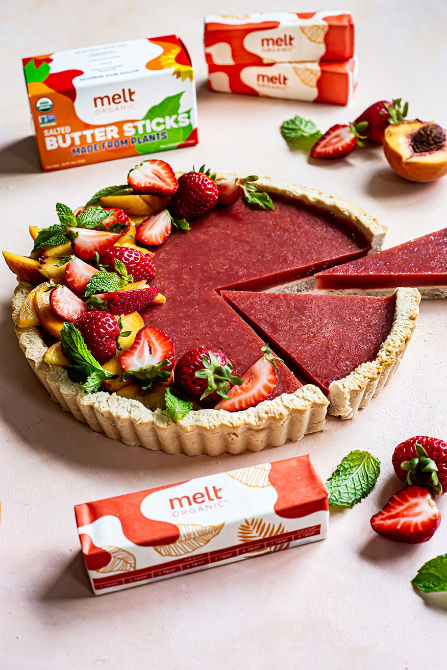 Melt Organic Strawberry Peach Tart Recipe