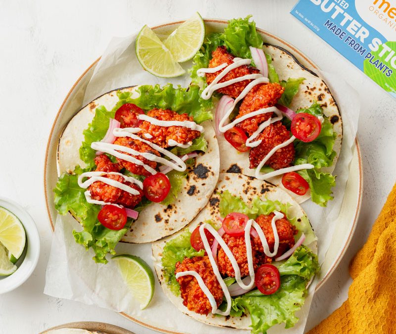 Buffalo Cauliflower Tacos