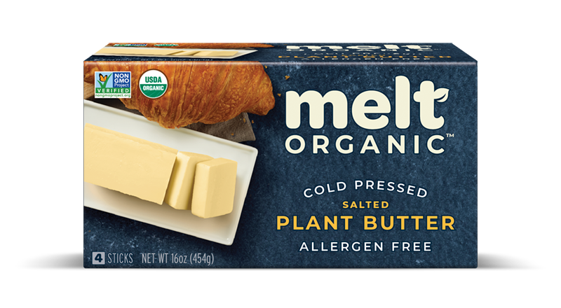 Melt Organic, Plant-Based Butter Sticks Salted